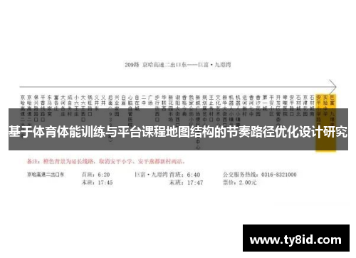 基于体育体能训练与平台课程地图结构的节奏路径优化设计研究